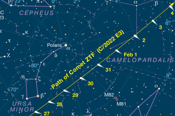 Map from Sky and Telescope